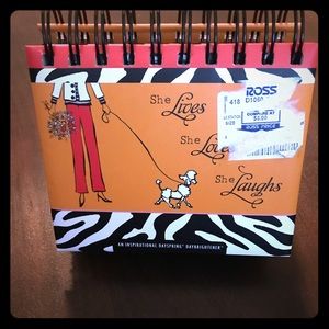 Inspirational desk calendar.